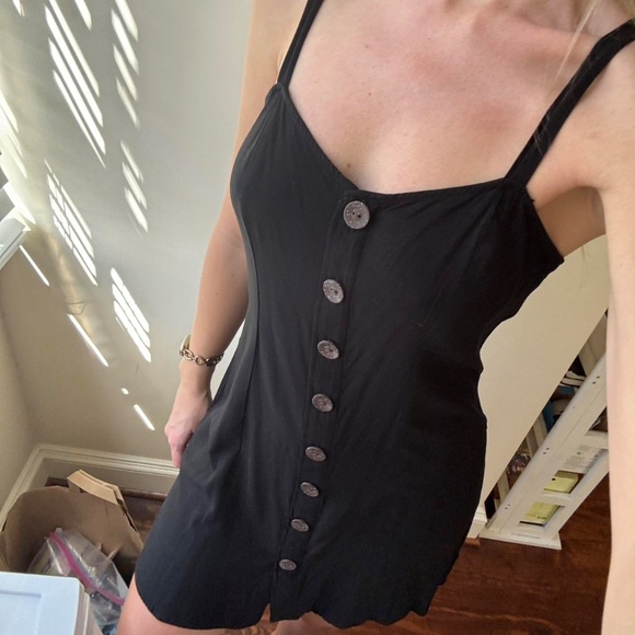 Express Black Mini Sundress - Picture 2 of 7